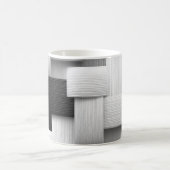 Abstraktes geometrisches Design Kaffeetasse (Mittel)