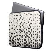 Abstraktes geometrisches Design Laptopschutzhülle (Vorderseite Links)