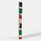 Abstraktes geometrisches Design mit Individuelle N Case-Mate iPhone Hülle (Rückseite / Rechts)