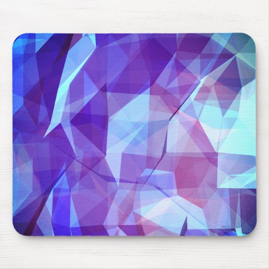 Abstraktes geometrisches Design Mousepad (Vorne)