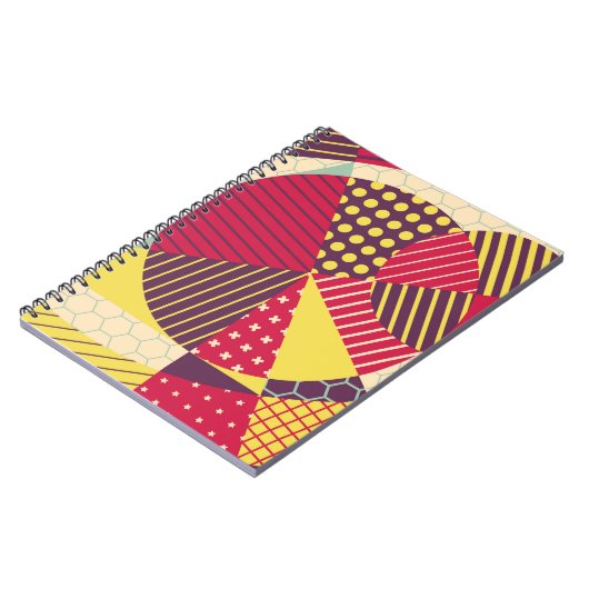 Abstraktes geometrisches Design Notizblock (Linke Seite)