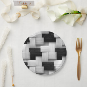 Abstraktes geometrisches Design Pappteller