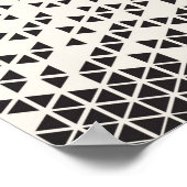 Abstraktes geometrisches Design Poster (Ecke)