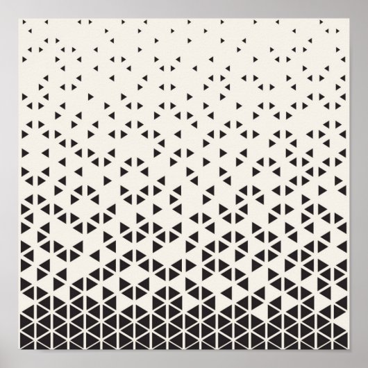 Abstraktes geometrisches Design Poster (Vorne)