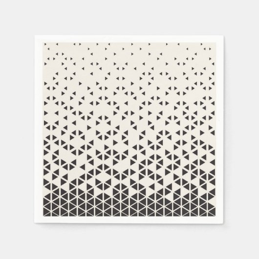 Abstraktes geometrisches Design Serviette (Vorderseite)