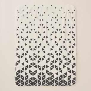 Abstraktes geometrisches Design Sherpadecke