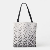 Abstraktes geometrisches Design Tasche (Rückseite)