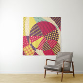 Abstraktes geometrisches Design Wandteppich (Beispiel (Horizontal))
