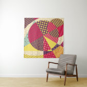 Abstraktes geometrisches Design Wandteppich (Beispiel)