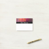 Abstraktes geometrisches Diamantmuster Post-it Klebezettel (Auf Schreibtisch)