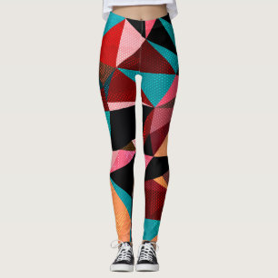 Abstraktes geometrisches Dreieck Leggings