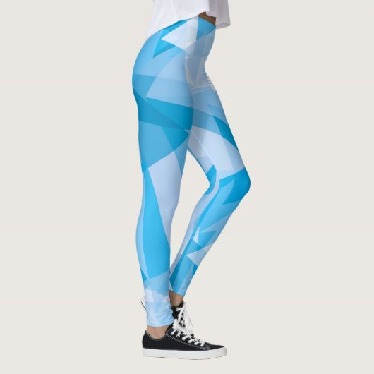 Abstraktes geometrisches Dreieck-Muster | Leggings (Rechts)