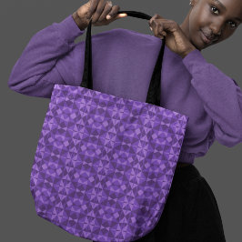 Abstraktes geometrisches Dreieck-Muster Tasche