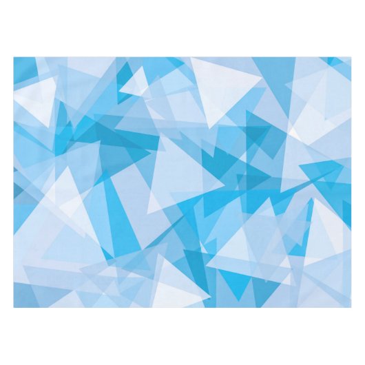 Abstraktes geometrisches Dreieck-Muster | Tischdec Tischdecke (Vorderseite (Horizontal))