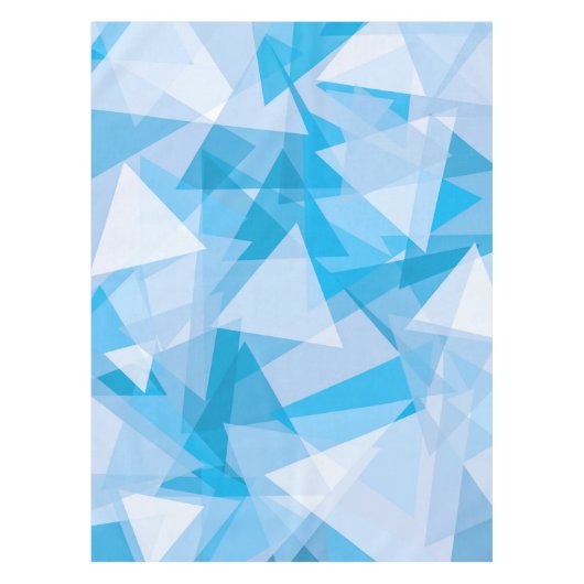 Abstraktes geometrisches Dreieck-Muster | Tischdec Tischdecke (Vorderseite)