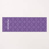 Abstraktes geometrisches Dreieck-Muster Yogamatte (Vorderseite (Horizontal))