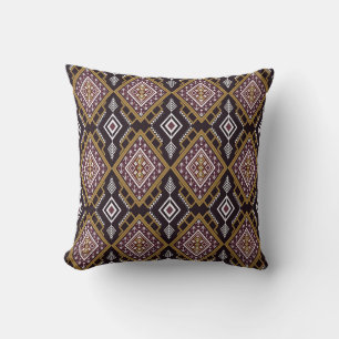Abstraktes geometrisches ethnisches Tapetendesign. Kissen