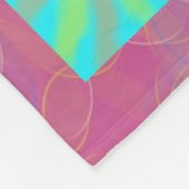 Abstraktes geometrisches fleecedecke (Ecke)