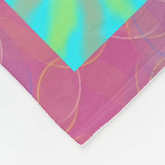 Abstraktes geometrisches fleecedecke (Ecke)