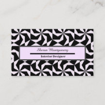 Abstraktes geometrisches Hexagon, schwarz und rosa