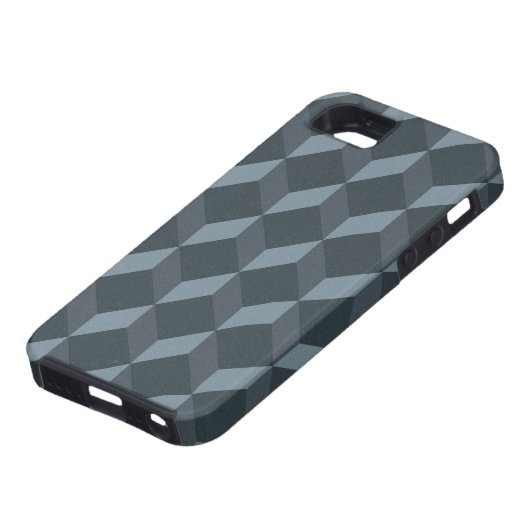 Abstraktes geometrisches Hintergrund-Muster Case-Mate iPhone Hülle (unten)