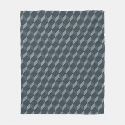 Abstraktes geometrisches Hintergrund-Muster Fleecedecke (Vorderseite)