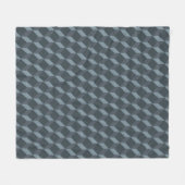 Abstraktes geometrisches Hintergrund-Muster Fleecedecke (Vorderseite (Horizontal))