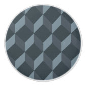 Abstraktes geometrisches Hintergrund-Muster Keramikknauf (Vorderseite)