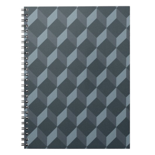 Abstraktes geometrisches Hintergrund-Muster Notizblock (Vorderseite)