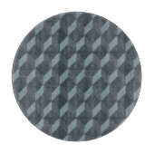 Abstraktes geometrisches Hintergrund-Muster Schneidebrett (Vorderseite)