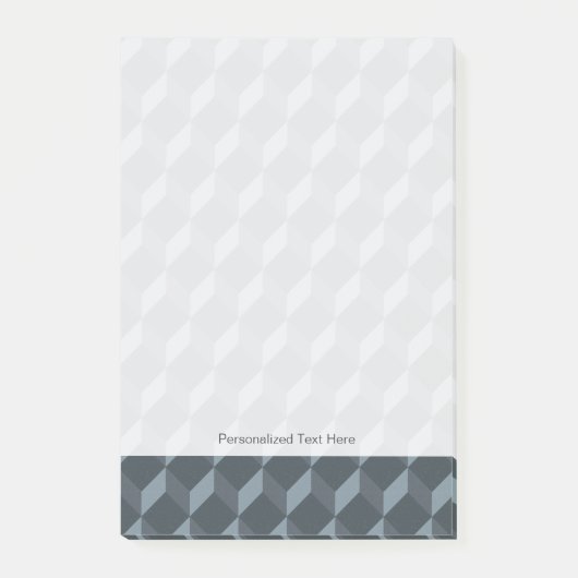 Abstraktes geometrisches Hintergrundmuster Post-it Klebezettel (Vorderseite)