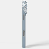 Abstraktes geometrisches Kadett Grau Case-Mate iPhone Hülle (Rückseite / Rechts)