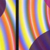 Abstraktes geometrisches Mandala-Kunstmuster  Tapete (Naht)