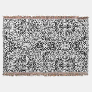 Abstraktes geometrisches, modernes Muster in Schwa Decke