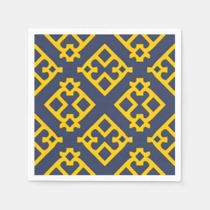Abstraktes geometrisches modernes Tischdesign Serviette