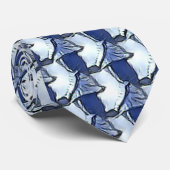 Abstraktes geometrisches Muster 1195 - Krawatte de (Gerollt)