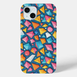Abstraktes geometrisches Muster 16 - iPhone Case