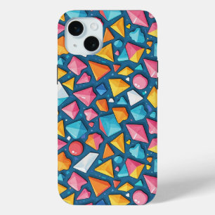 Abstraktes geometrisches Muster 16 - iPhone Case
