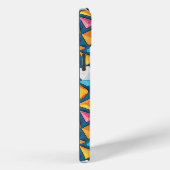 Abstraktes geometrisches Muster 16 - iPhone Case (Rückseite / Rechts)