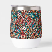Abstraktes geometrisches Muster 19 - Wasserflasche (Rechts)