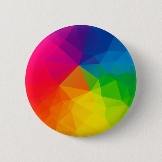 Abstraktes geometrisches Muster 1 Button (Vorderseite)