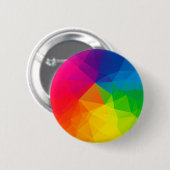 Abstraktes geometrisches Muster 1 Button (Vorne & Hinten)