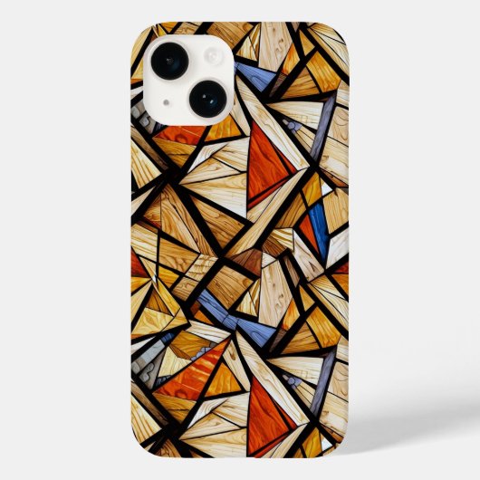 Abstraktes geometrisches Muster 20 - iPhone Case (Rückseite)