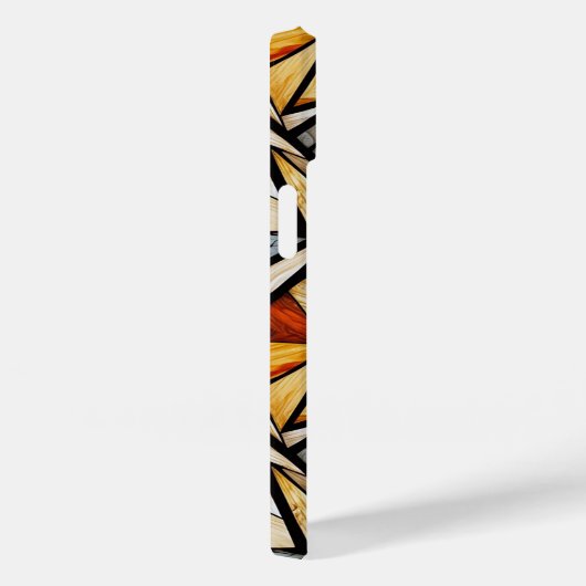 Abstraktes geometrisches Muster 20 - iPhone Case (Rückseite / Rechts)