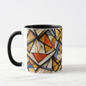 Abstraktes geometrisches Muster 20 - Kaffee-Tasse Tasse (Links)