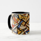 Abstraktes geometrisches Muster 20 - Kaffee-Tasse Tasse (Vorderseite Links)