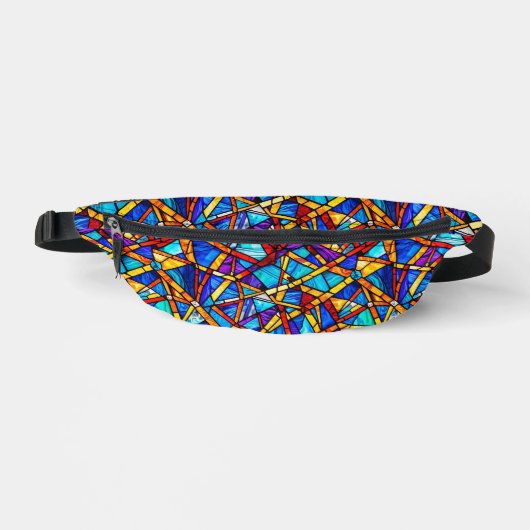 Abstraktes geometrisches Muster 22 - Fanny Pack Bauchtasche (Vorderseite)