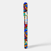 Abstraktes geometrisches Muster 22 - iPhone Case (Rückseite / Links)