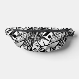 Abstraktes geometrisches Muster 24 - Fanny Pack Bauchtasche