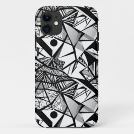 Abstraktes geometrisches Muster 24 - iPhone Case
